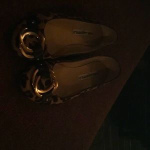 Karl Lagerfeld leapord print flats size 8.5.